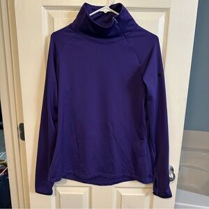 Women’s Nike Purple Dri-Fit Long Sleeve Turtleneck Top, size XL